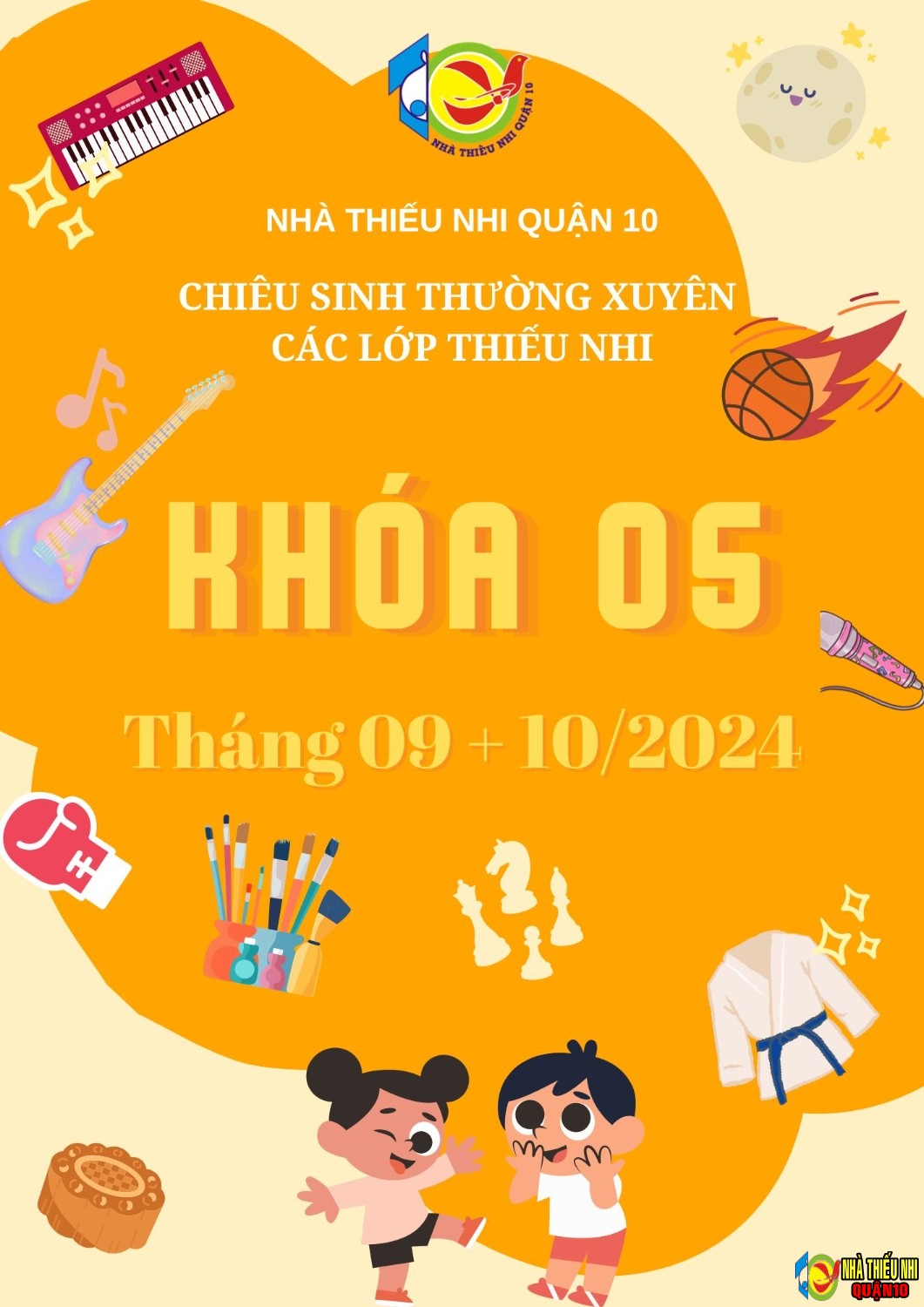 LỊCH HỌC CÁC LỚP NĂNG KHIẾU KHOÁ 5/2024