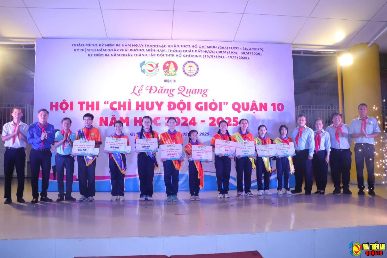 HỘI THI “CHỈ HUY ĐỘI GIỎI QUẬN 10” NĂM HỌC 2024 – 2025